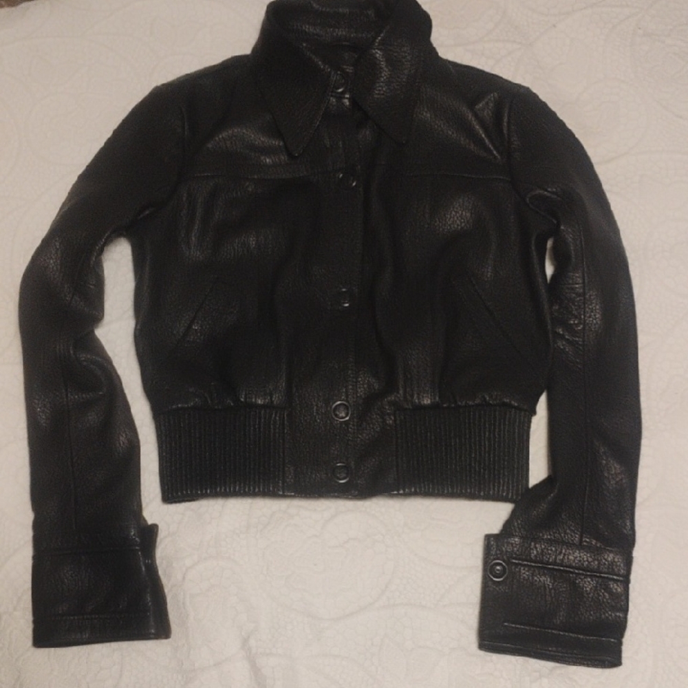 Yigal Azrouel Black Leather Jacket